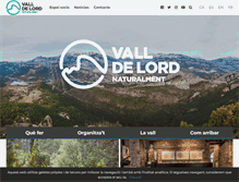Tablet Screenshot of lavalldelord.com